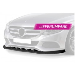 Rajout de pare choc noir brillant adaptable sur Mercedes Classe C 14-18