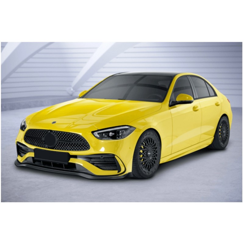 Rajout de pare choc carbone adaptable sur Mercedes Classe C 21+