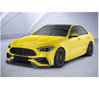Rajout de pare choc carbone adaptable sur Mercedes Classe C 21+