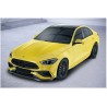 Rajout de pare choc noir brillant adaptable sur Mercedes Classe C 21+