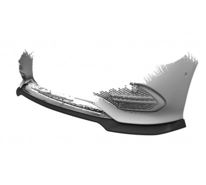 Rajout de pare choc noir brillant adaptable sur Mercedes Classe C 21+