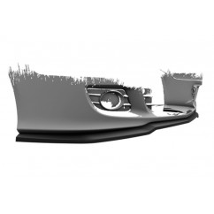 Rajout de pare choc noir brillant adaptable sur Mercedes CLK 05-09