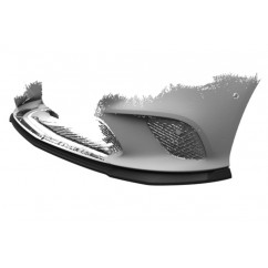Rajout de pare choc noir brillant adaptable sur Mercedes CLS 18+