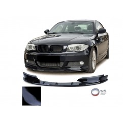 Rajout de Pare choc avant Noir Brillant adaptable sur BMW serie 1 E82 E88 (11-13)