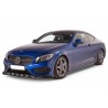 Rajout de pare choc carbone adaptable sur Mercedes Classe C AMG Line 14-18