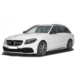 Rajout de pare choc noir brillant adaptable sur Mercedes Classe C AMG 14+