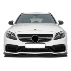 Rajout de pare choc noir brillant adaptable sur Mercedes Classe C AMG 14+