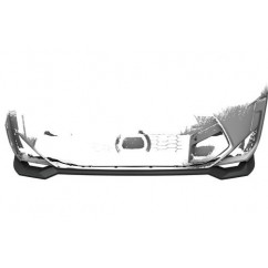 Rajout de pare-choc avant carbone adaptable sur BMW X3 Pack M 21+