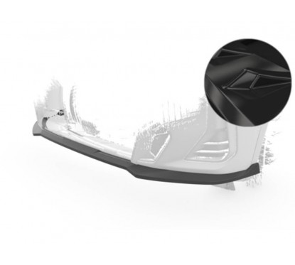Rajout de pare-choc avant noir brillant adaptable sur BMW X3 Pack M G01 21+