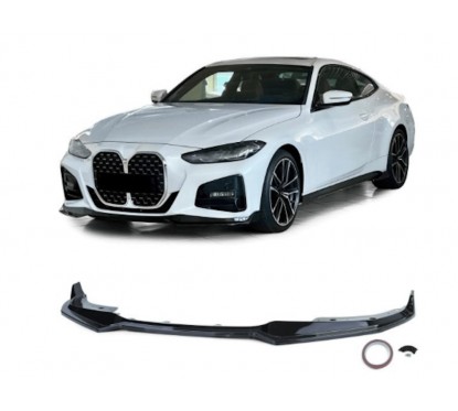 Spoiler avant  Noir Brillant adaptable sur BMW serie 4 G22 G23 G26 (20+)