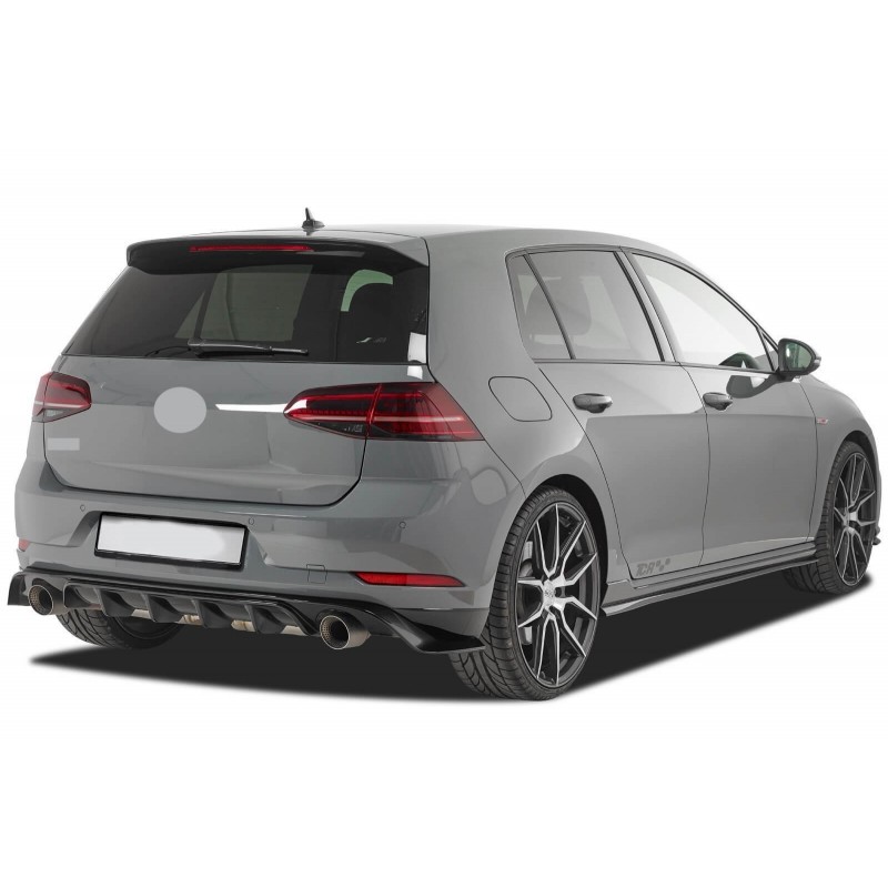 Diffuseur arrière adaptable sur Vw Golf 7.5 VII Facelift (17+) TCR Look (1+1)