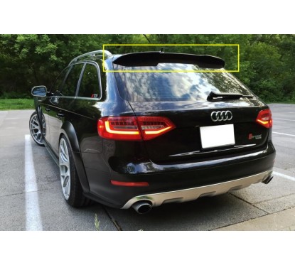 Becquet Audi A4 B8 Avant Look RS4 (08-15) Noir brillant