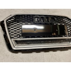 Calandre Audi A3 8V Look RS3 Silver (16-19)