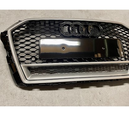 Calandre Audi A3 S3 8V Look RS3 Silver (16-19)