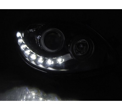 2x Phares Renault Twingo Noir (07-11)