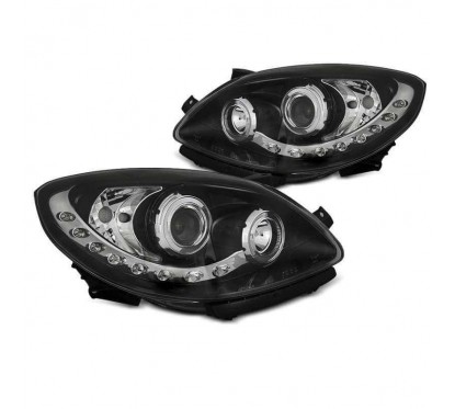 2x Phares Renault Twingo Noir (07-11)