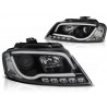 2x Phares avant Audi A3 8P Noir (08-12)