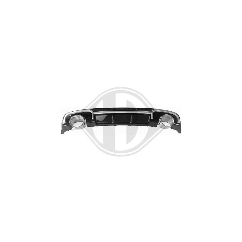 Diffuseur arrière + embouts d'échappements adaptable sur Audi A3 Coupé/sportback 8V Facelift (sans pack sline) (16-19) Look RS3 Diffuseur arrière + embouts d'échappements adaptable sur Audi A3 Coupé/sportback 8V Facelift (sans pack sline) (16-19) Look RS3