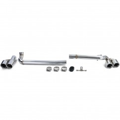 Ligne d'échappement 2+2 pour BMW série 3 E90 E91 (05-12)