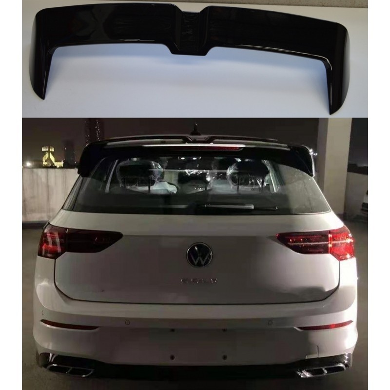 Becquet adaptable sur Volkswagen Golf 8 VIII Noir Brillant (20+)