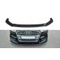 Rajout de pare choc avant noir brillant adaptable sur Audi S3 8V Facelift & A3 8V S-Line de 2016 à 2019