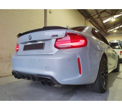 Becquet look carbone BMW Série 2 F22 Coupe F23 Cab Look M Performance (13+)