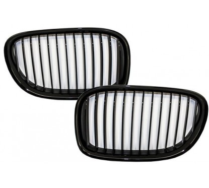 2x Grilles de Calandre BMW F01 Noir Brillant