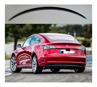 Becquet noir brillant Look Performance sur Tesla Model 3 17+ (v2)