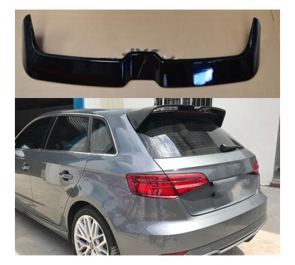 Becquet Noir Brillant Audi A3 8V Sportback (12-20)