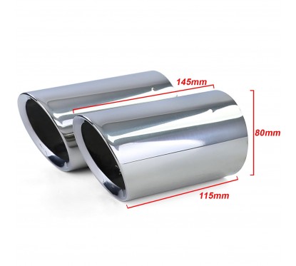 2x Embouts d'échappement Audi Q3 (11-18)