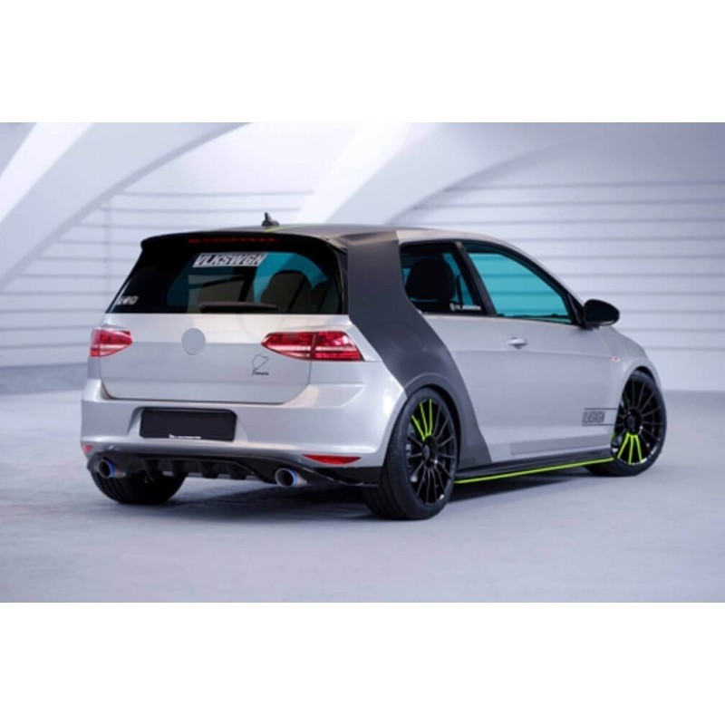 Diffuseur arrière Vw Golf 7 VII (12-16) Look TCR (1+1) Diffuseur arrière Vw Golf 7 VII (12-16) Look TCR (1+1)