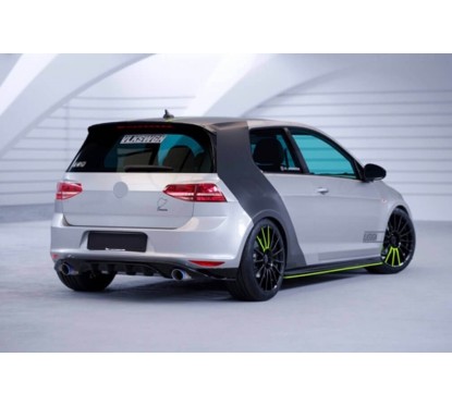 Diffuseur arrière adaptable sur Vw Golf 7 VII (12-16) TCR Look (1+1)