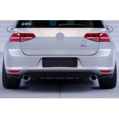 Diffuseur arrière adaptable sur Vw Golf 7 VII (12-16) TCR Look (1+1)