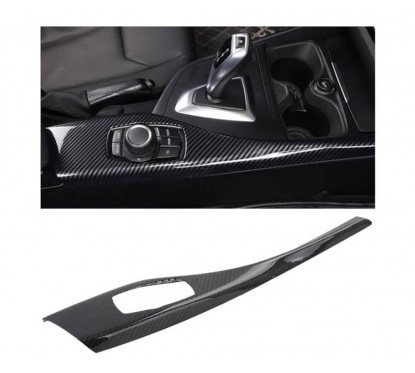 Console centrale carbone adaptable sur BMW Série 1 F20 F21 et série 2 F22 F23