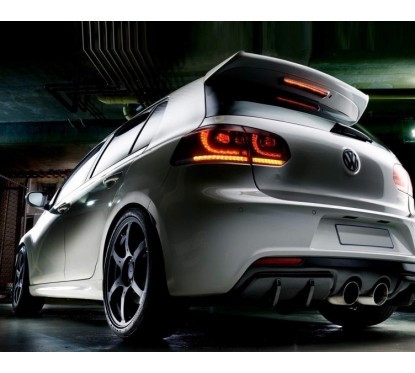 2x Feux à LED Golf 6 VI GTI R Line fumés (08-12)
