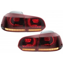 2x Feux a LED Golf VI GTI R Line fumee