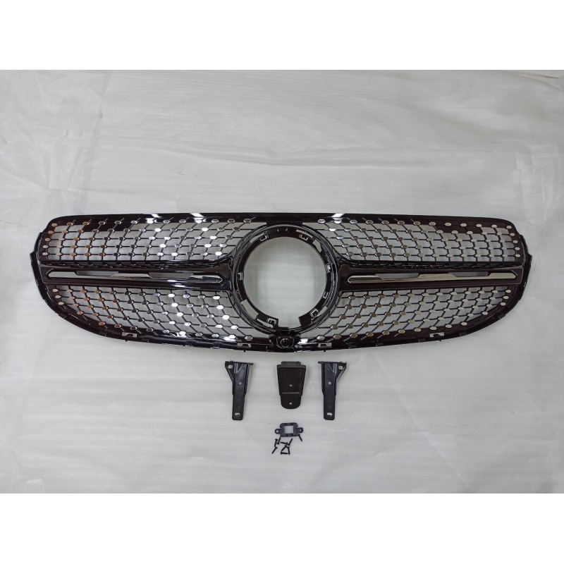 Calandre Mercedes GLC X253 SUV et C253 Coupé Diamant (19-23) sans Pack AMG Calandre Mercedes GLC X253 SUV et C253 Coupé Diamant (19-23) sans Pack AMG