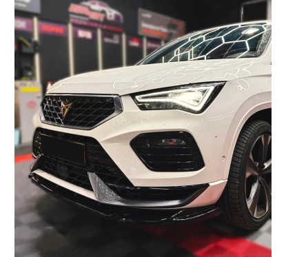 Rajout de pare choc avant noir brillant Cupra Ateca 2018+