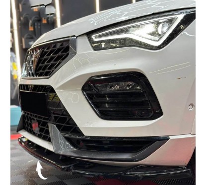 Rajout de pare choc avant noir brillant Cupra Ateca 2018+