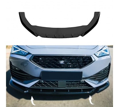 Rajout de pare choc avant noir brillant Cupra Leon 2020+