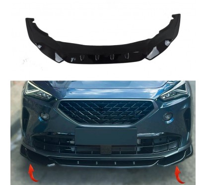 Rajout de pare choc avant noir brillant adaptable sur Cupra Formentor 2020+