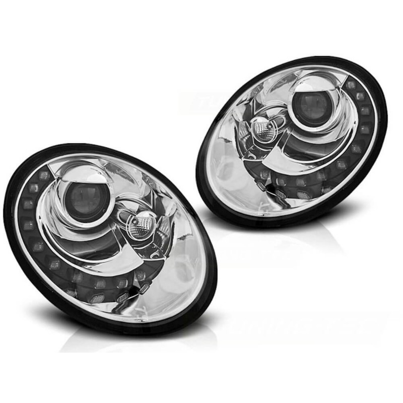 2x Phares avant adaptables sur Volkswagen New Beetle de 2006 à 2012