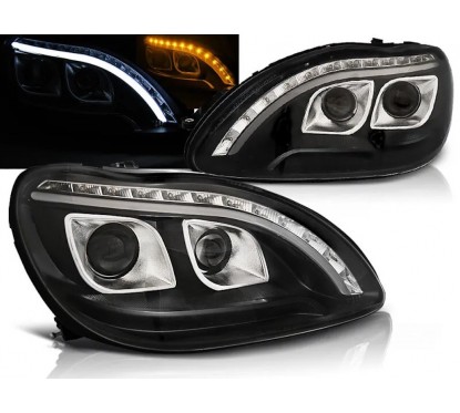 2x Phares avant adaptables sur Mercedes Classe S W220 98-05