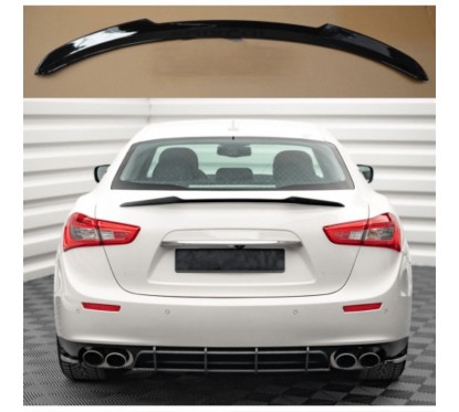 Becquet noir brillant adaptable sur Maserati Ghibli 14-19