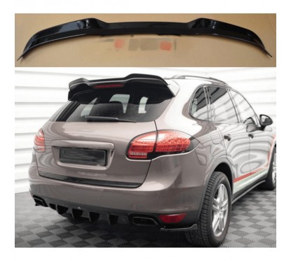 Becquet noir brillant adaptable sur Porsche Cayenne (10-14)