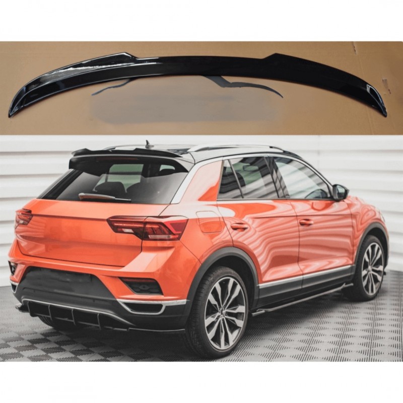 Becquet noir brillant adaptable sur Volkswagen T-Roc (17+)