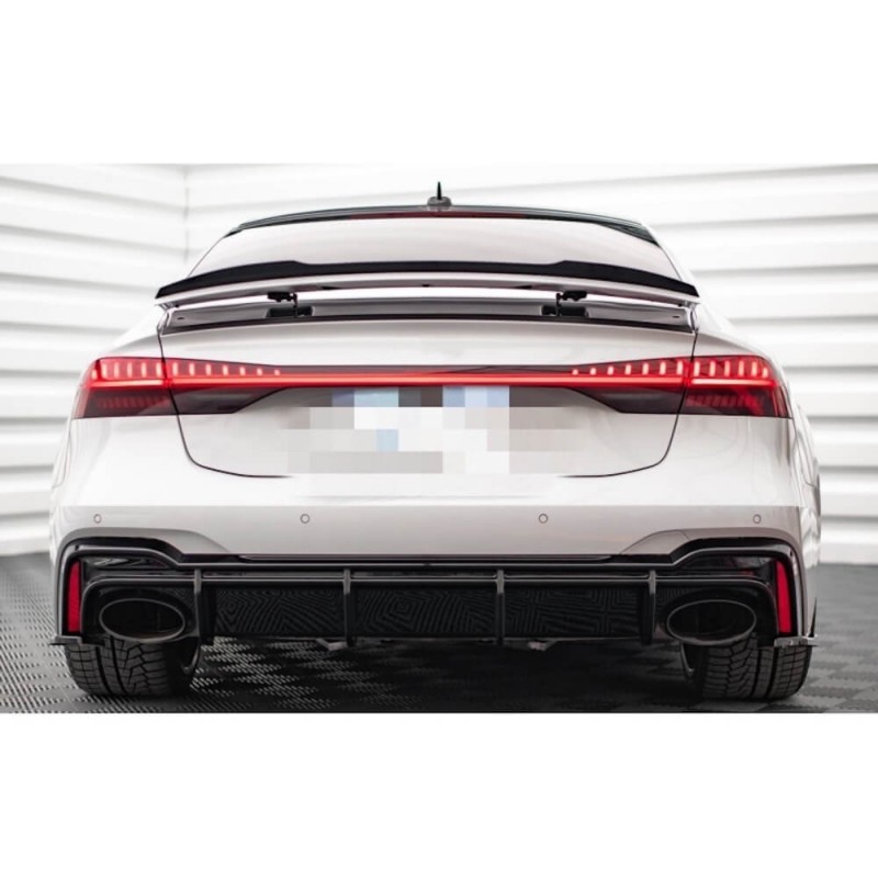 Becquet noir brillant adaptable sur Audi A7 (19+)
