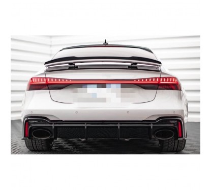 Becquet noir brillant adaptable sur Audi A7 (19+)