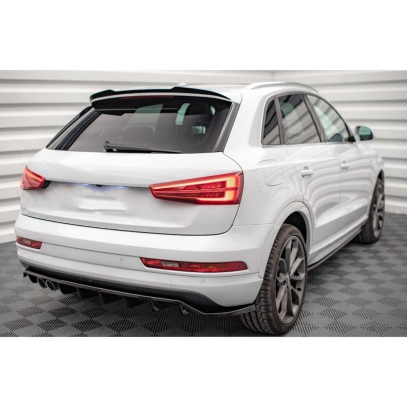 Becquet noir brillant adaptable sur Audi Q3 (11-18)