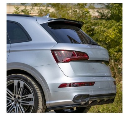 Becquet noir brillant adaptable sur Audi Q5 S-Line & SQ5 (17+)